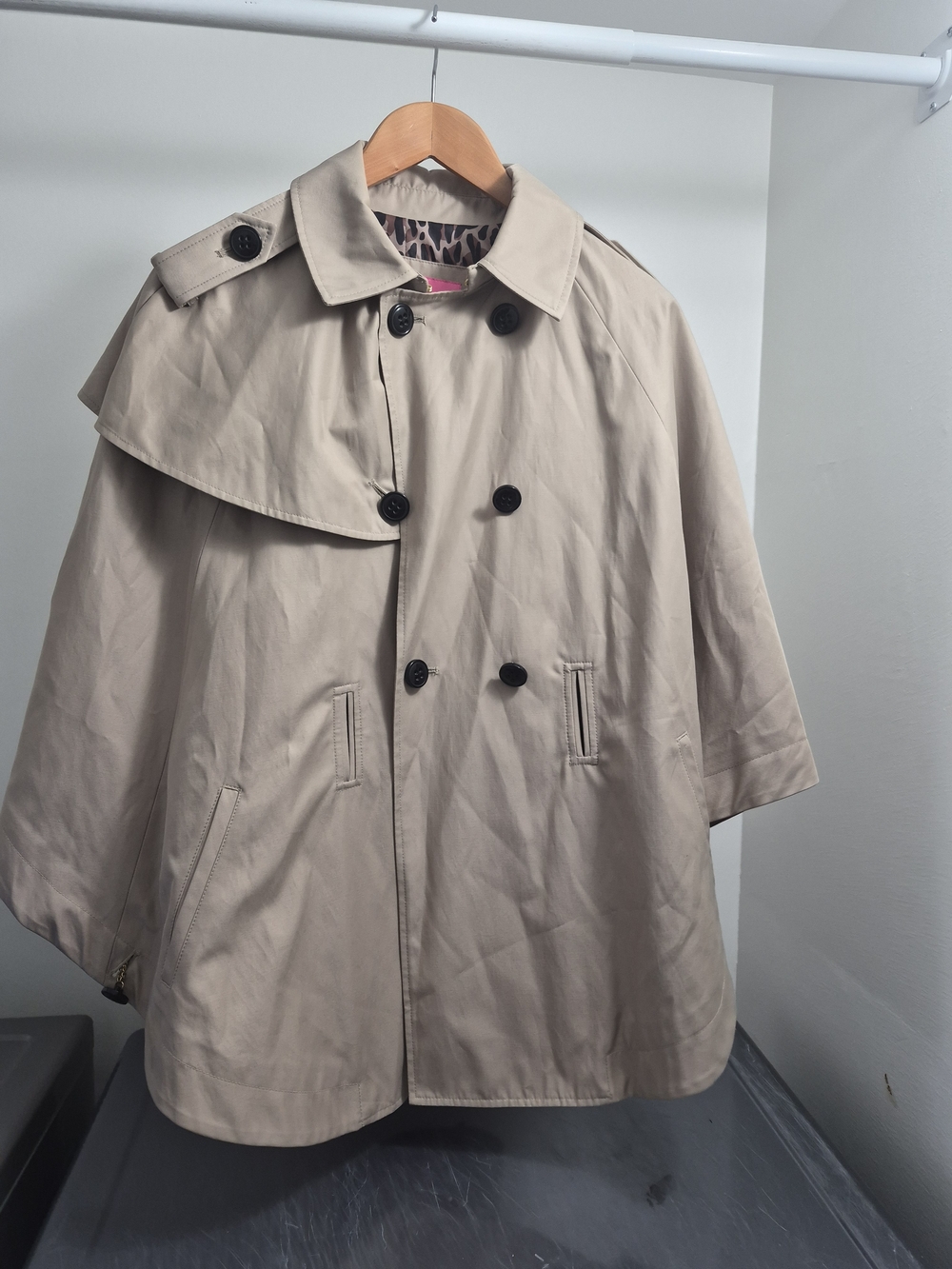 Classic Beige Women's Trench Coat - Neutral Coat